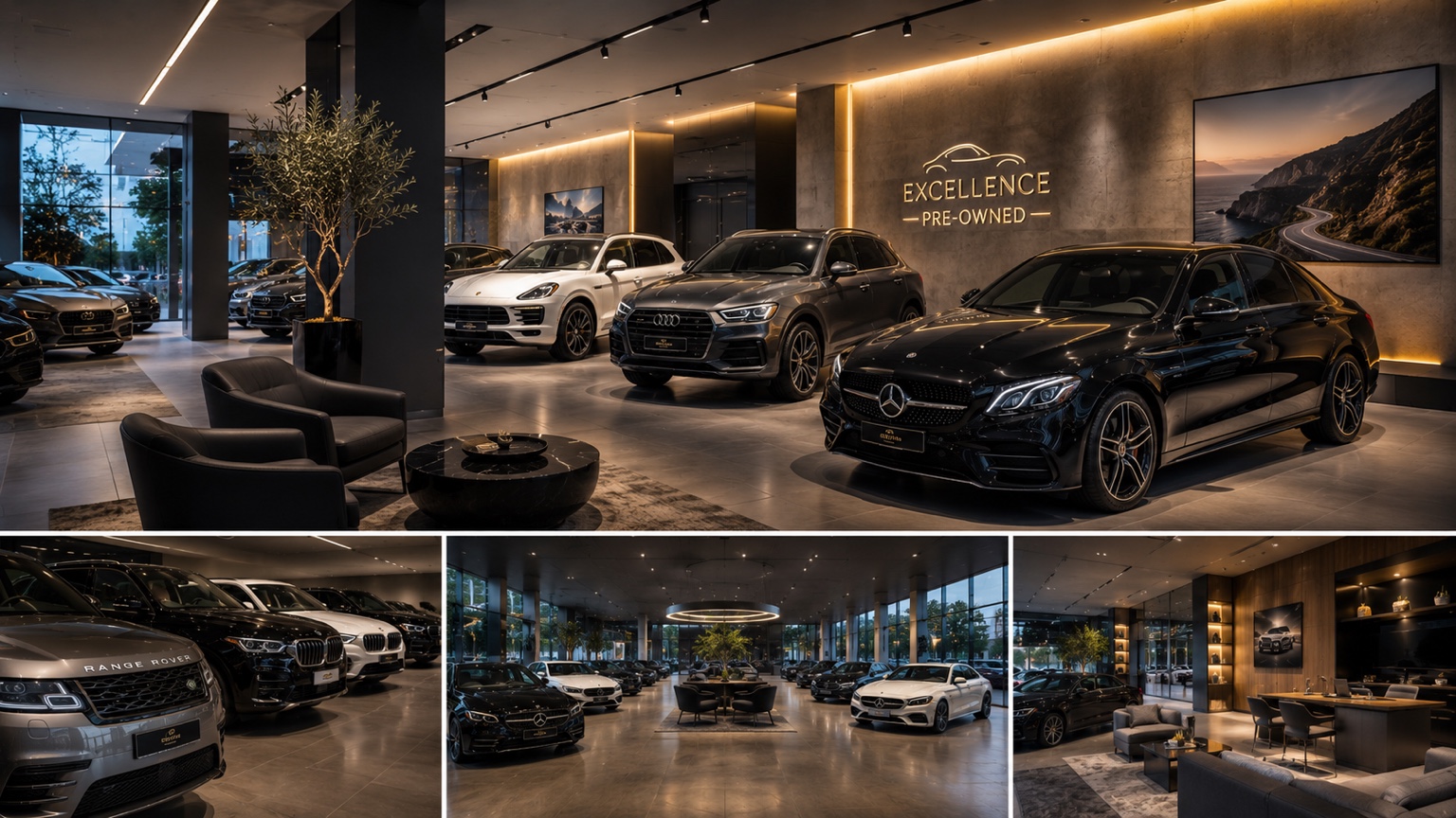 Showroom de venta de vehículos de ocasión